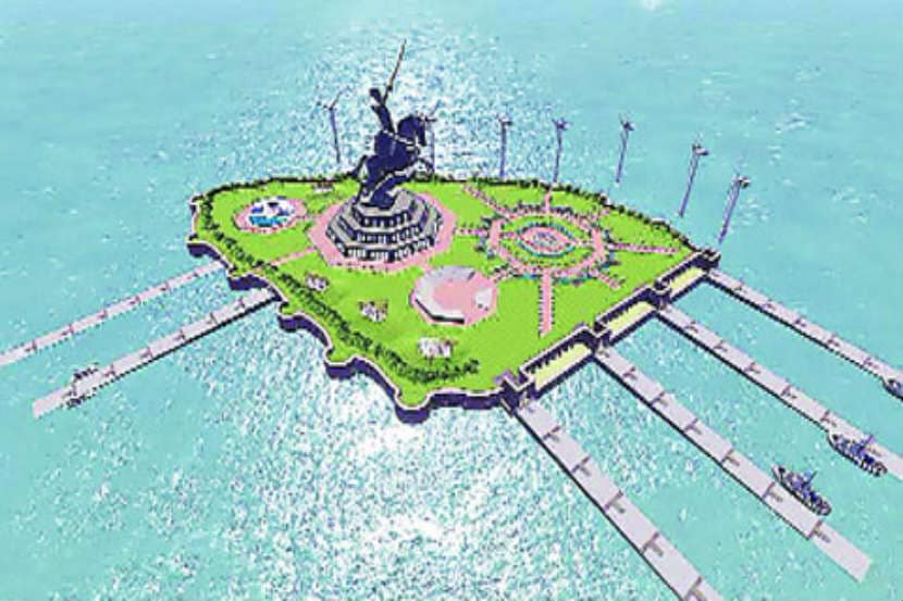 Shivaji's Arabian Sea statue to get taller , Maharashtra , BJP, Shivsena, शिवाजी महाराज, Loksatta, Loksatta news, Marathi, Marathi news