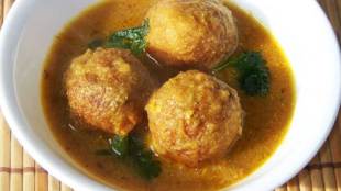 upwas kofta curry, उपवास कोफ्ता करी