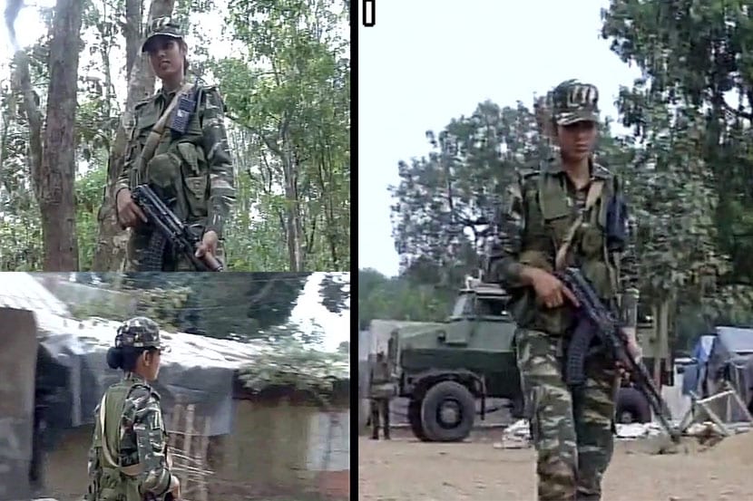 हरियाणाच्या उषा किरण हिची नक्षल प्रभावित बस्तर भागात नियुक्ती करण्यात आली. (छाया सौजन्य : एएनआय )