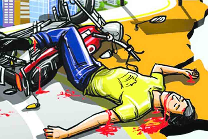 man death, truck two wheeler accident, Aurangabad Jalna road,marathi news, marathi, Marathi news paper