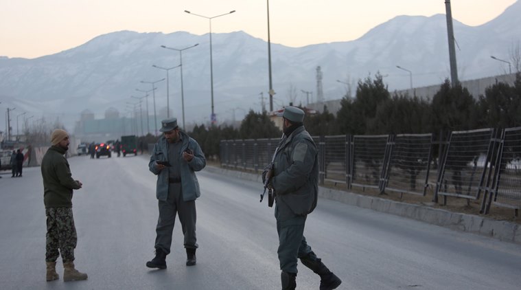 काबूलमध्ये दहशतवादी हल्ल्यानंतर वाढवलेली सुरक्षा व्यवस्था. 