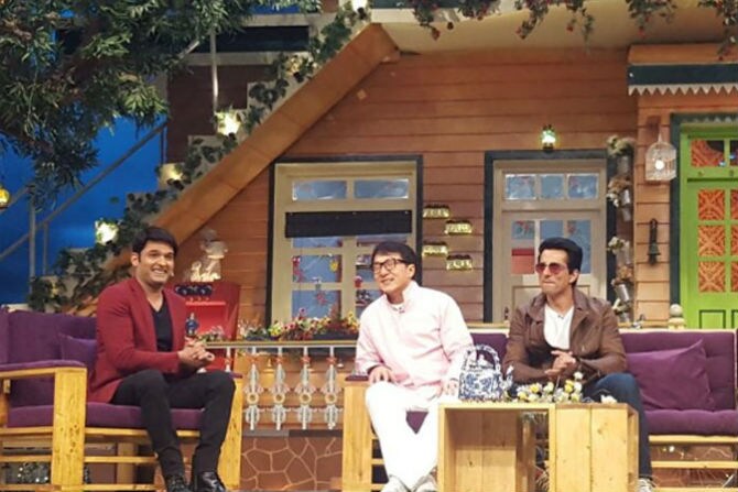 जॅकी चॅन हे त्यांच्या 'कुंग फू योगा' या चित्रपटाच्या प्रमोशनसाठी कपिलच्या शोमध्येही सहभागी झाले. 