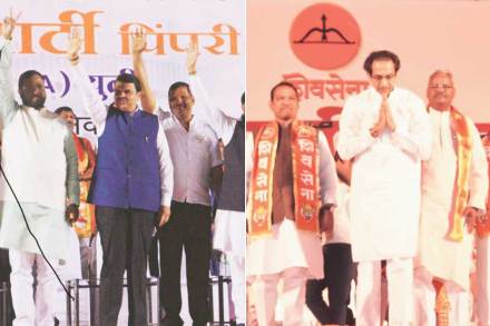 चिंचवडला मुख्यमंत्री देवेंद्र फडणवीस यांची, तर आकुर्डीत शिवसेनेचे पक्षप्रमुख उद्धव ठाकरे यांची प्रचारसभा झाली. त्यामुळे शहरातील वातावरण ढवळून निघाले.