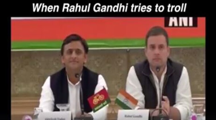 राहुल गांधी आणि अखिलेश यादव यांनी एक पत्रकार परिषद घेतली.