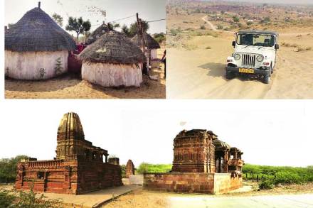 ओसियाच्या वाळवंटात राजस्थानातील भटकंतीमध्ये