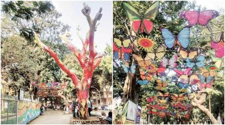 MNS, Shivsena , Sandip deshpande , selfie point in Dadar Shivaji park , Mumbai, Loksatta, Loksatta news, Marathi, Marathi news