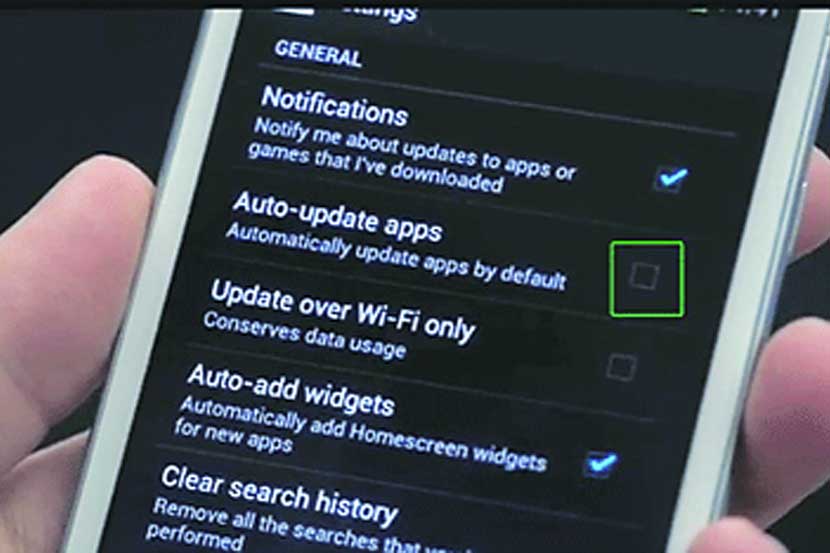 mobile setting
