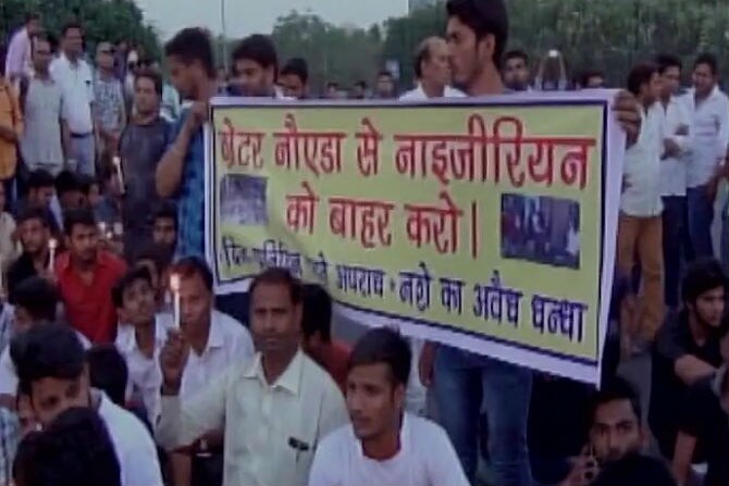 Nigerian, students, Greater Noida,