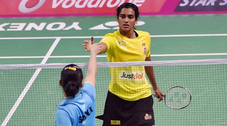 p v sindhu , saina nehwal