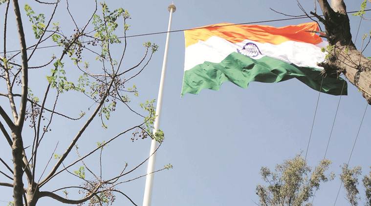 Tallest Tricolour , Attari border , rough weather , Pakistan, India , Loksatta, Loksatta news, Marathi, marathi news