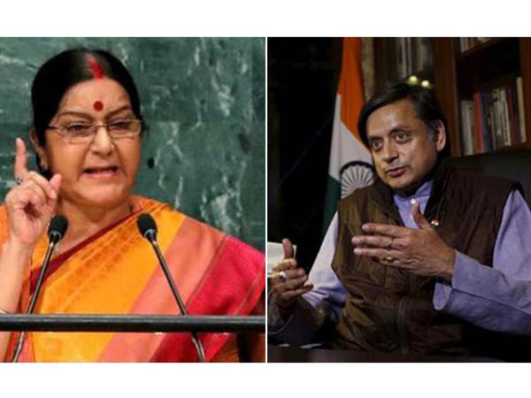 Sushma Swaraj , Shashi Tharoor , Kulbhusha Jadhav, Pakistan, Narendra Modi , Loksatta, Loksatta news, Marathi, Marathi news