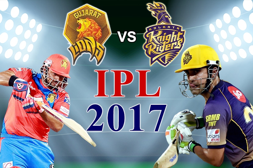 IPL 2017 , Kolkata Knight Riders vs Gujarat Lions