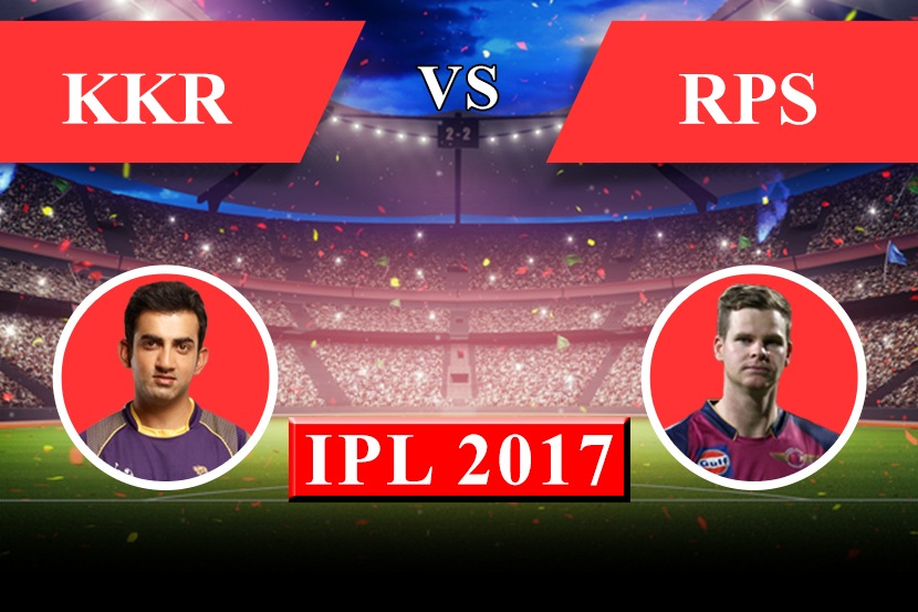 RPS vs KKR , IPL Live score