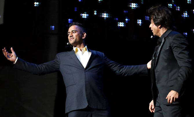 ms dhoni , Shah Rukh Khan