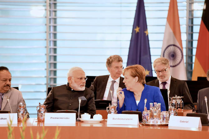 भारत-जर्मनी संबंधांत वेगाने सुधारणा ; नरेंद्र मोदी