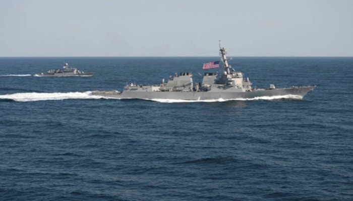 दक्षिण चीन समुद्रात अमेरिकेच्या युद्धनौकेची टेहळणी, चीनचा संताप
