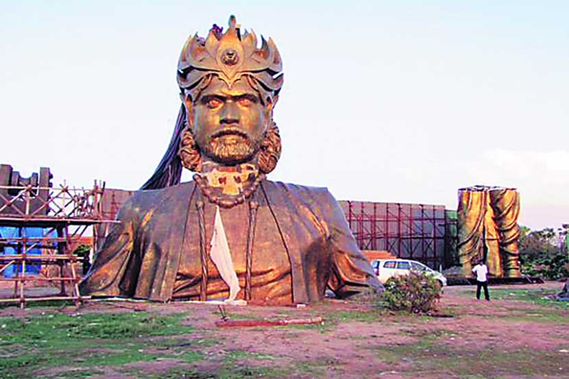 statue of bhallaldev,