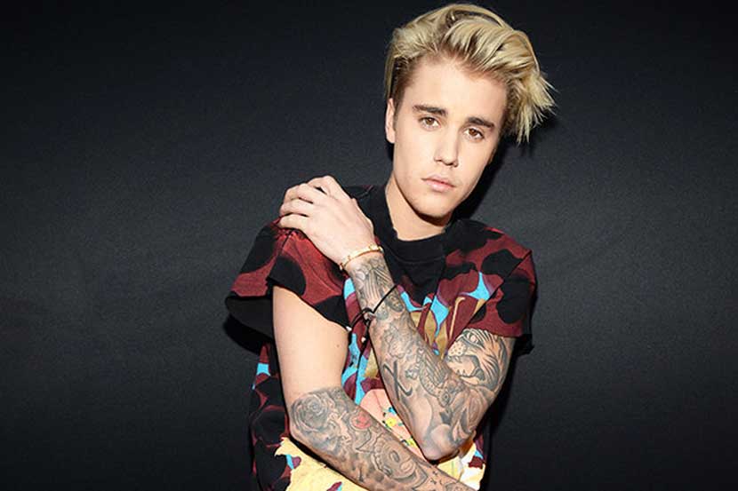 pop singer Justin Bieber