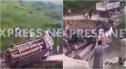 Viral Video : अपघात पाहून तुमच्याही काळजाचा ठोका चुकेल