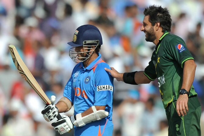shahid afridi , sachin tendulkar