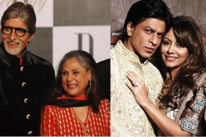 अमिताभ बच्चन-जया बच्चन, शाहरूख खान-गौरी खान
