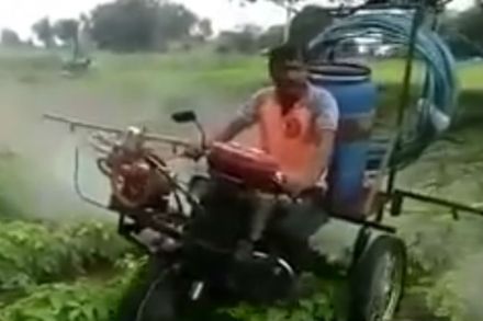 young farmer, creative ideas farm, rajdoot,,beed