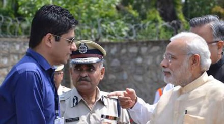 what happened to ias officer who met pm modi wearing black shades
