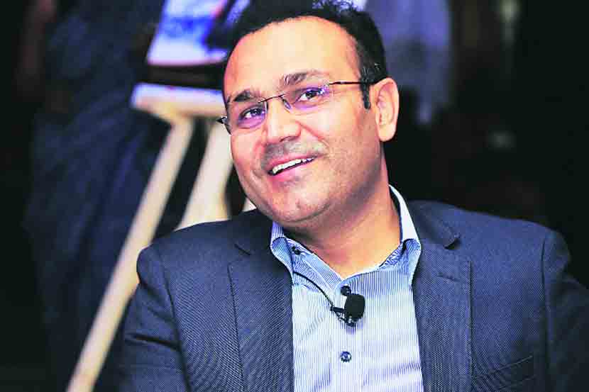 former Indian opener, Virender Sehwag