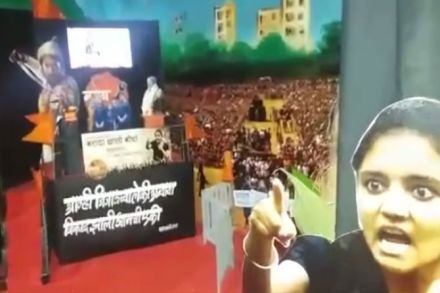 Ganesh Chaturthi 2017, maratha kranti morcha, ganpati decoration