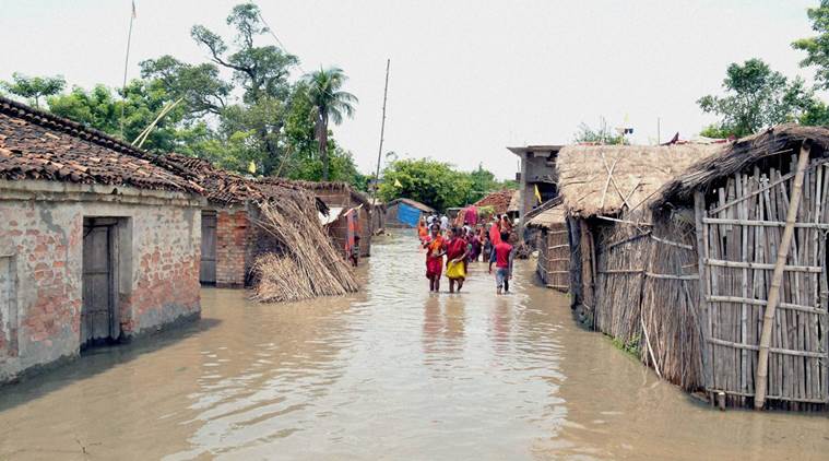 Heavy flood situation , Bihar, assam, UP, heavy rain , Loksatta, Loksatta news , Marathi, marathi news