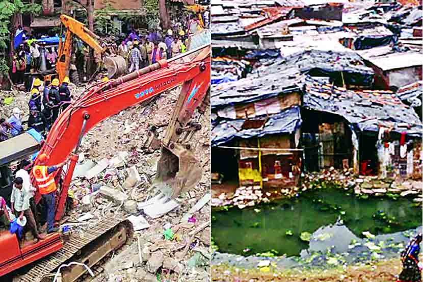 सिद्धिसाई पडल्यानंतर महानगरपालिकेच्या अतिक्रमण निर्मूलन विभागाने धडाक्याने हाती घेतलेली कारवाई