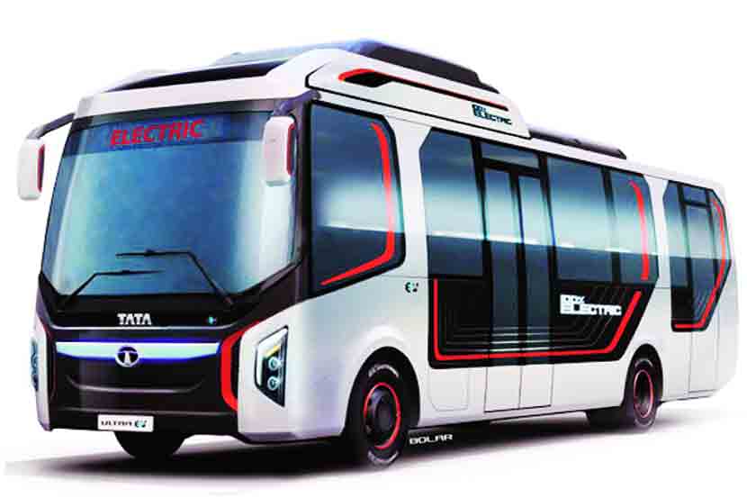 परिवहन सेवेचा भविष्यकाळ असलेली टाटा मोटर्सची इलेक्ट्रिक बस.
