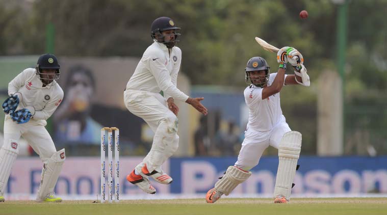भारत विरुद्ध श्रीलंका कसोटी सामन्यातला एक संग्रहीत क्षण