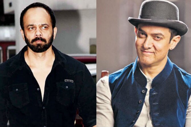 Rohit Shetty and Aamir Khan