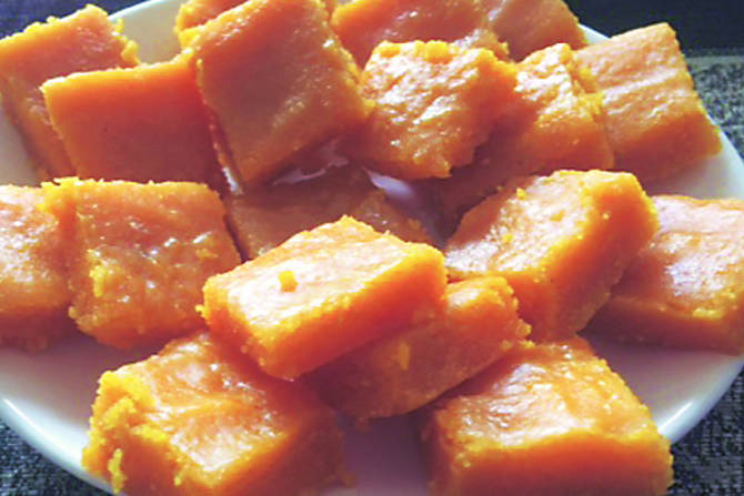 Diwali special recipe mango barfi 