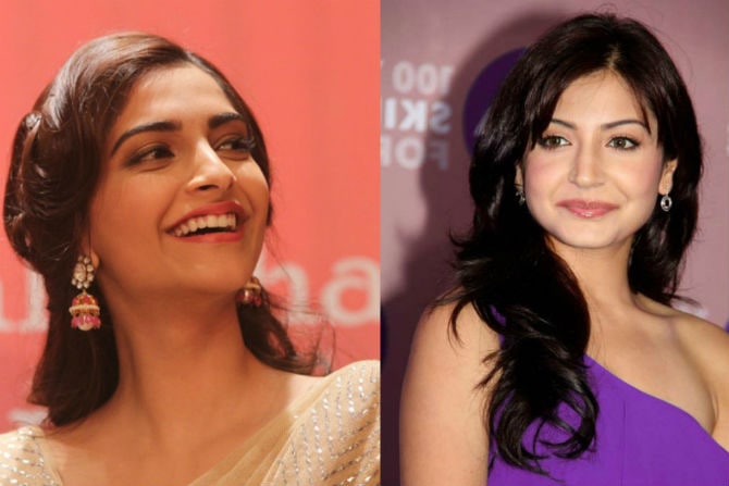 sonam kapoor, anushka sharma