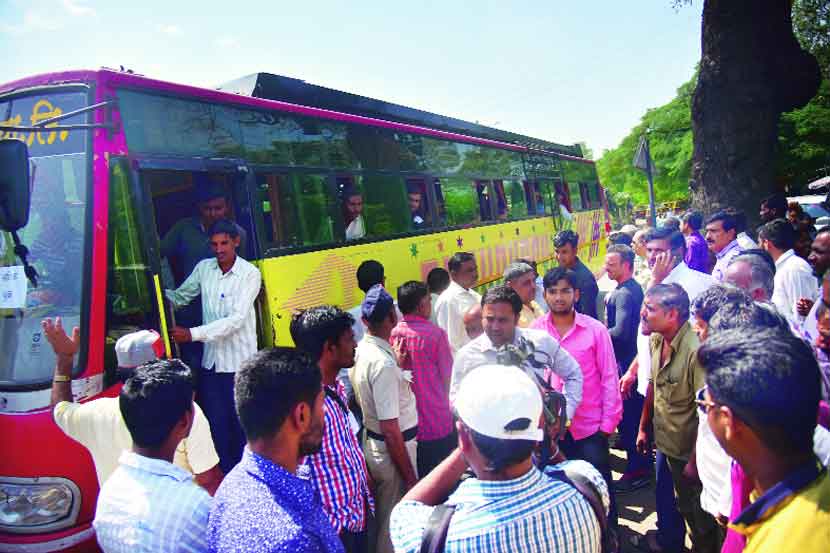 State transport bus strike