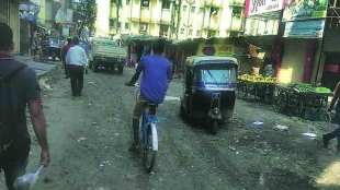 Mumbra Devi Colony Road work