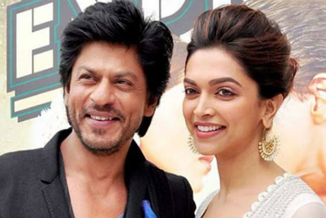 Shah rukh khan and deepika padukon