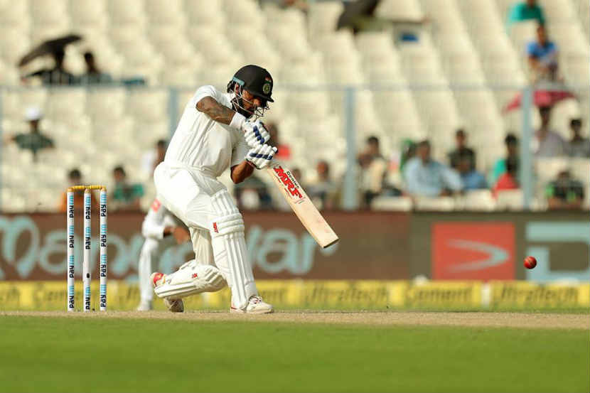 Ind vs SL 1st Test Kolkata Day 4 Updates : शिखर धवनचं शतक हुकलं, भारताकडे ४९ धावांची आघाडी