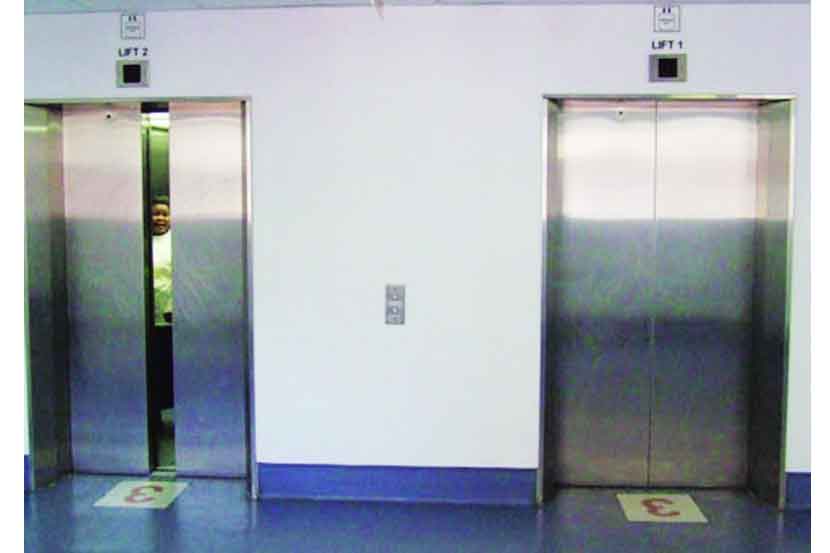 elevators extended up to terrace