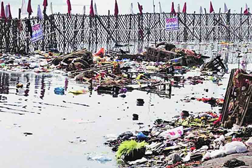औद्योगिक पट्टय़ात कचऱ्याचा धूर