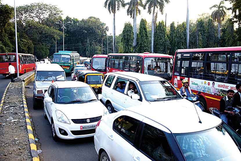traffic congestion in nagpur