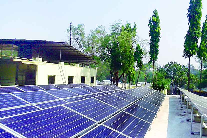 solar energy in Vidyaniketan school,