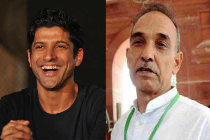 Farhan Akhtar and Satyapal Singh