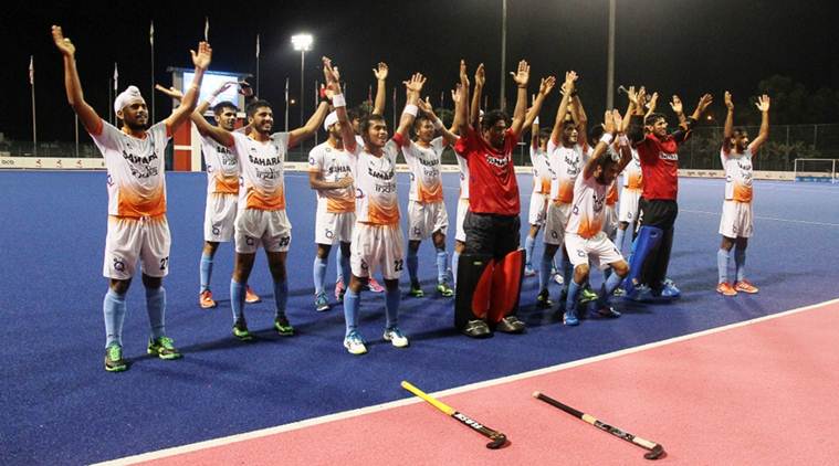 भारतीय ज्युनिअर हॉकी संघाचे संग्रहीत छायाचित्र