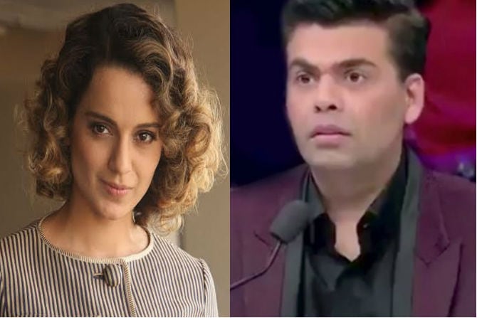 karan johar, kangana