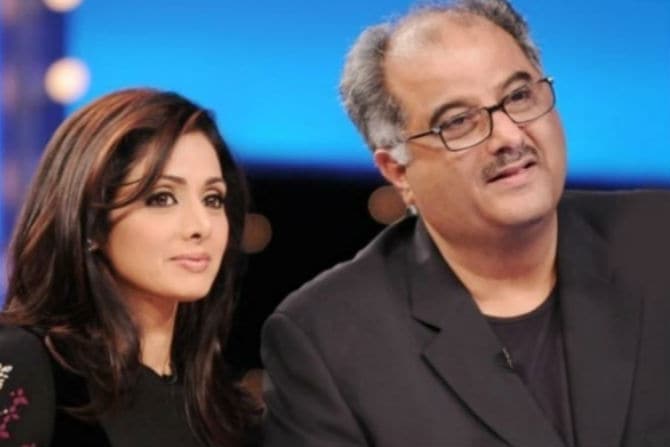 Sridevi and Boney Kapoor