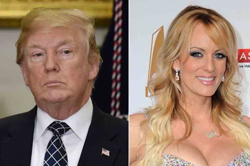 ट्रम्प यांचे प्रकरण लपविण्यासाठी पोर्न अभिनेत्रीला सव्वालाख डॉलर