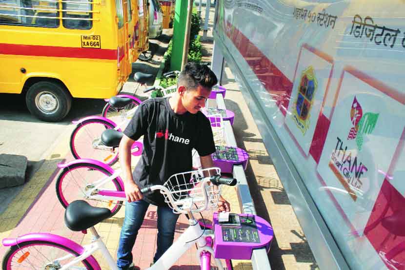 Bicycles on rent